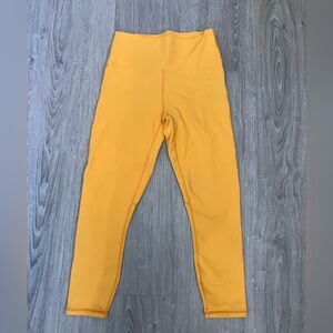 3/$15 Fabletics Yellow High-Waisted Leggings